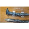 Image 5 : Two Large Forged Iron Screws