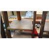 Image 3 : Furniture - Wooden Shelving Unit, 5-Shelves, Bottom Drawer, Ladder-Style, Dark Hardwood  Approx 17" 