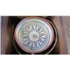 Image 2 : Wooden Ship's Box Compass, From Silver Vault of Charleston, Priced at $230