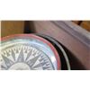 Image 8 : Wooden Ship's Box Compass, From Silver Vault of Charleston, Priced at $230