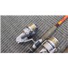Image 6 : 3 Fishing Rods w/Reels - Rods are Various Lengths, Varying Condition