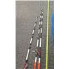 Image 15 : 6 Fishing Rods w/ 2 Penn Reels - Rods Various Lengths, Varying Cond. (these were stored outdoors, ma