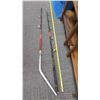 Image 1 : 3 Fishing Rods, Various Lengths, Varrying Condition (these were stored outdoors, may need repair)