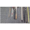 Image 2 : 8 Fishing Rods w/ 1 Daiwa Reel - Rods are Various Lengths, Varying Cond. (these were stored outdoors