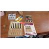 Image 1 : Various Wood Carving Tool Sets, Block Cutters w/ Wood Clamp