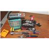 Image 2 : Misc Drill Bits, Ratchets, Pliers, Elbow Wrenches, etc.