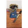 Image 1 : Bag of Clamps, Tool Belt w/ misc Screwdrivers, Hammer, Pliers