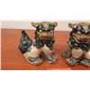 Image 2 : Pair of Glazed Fu Dogs, Approx. 6" Tall
