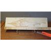 Image 8 : Fossil: Prehistoric Skate Shark, Embedded in Rock Sheet, Approx. 17.5" Across