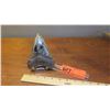 Image 2 : Fossil: Black Fossilized Megalodon Tooth w/ Rock Crust, Approx. 4" x 5"