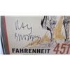 Image 3 : Framed Art - Ray Bradbury Signed Poster & B&W Photo #4057, Approx 30" x 25"