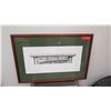 Image 1 : Framed Art - Architectural Drawing Print #54 of 300, Approx 31.75" x 21.5"