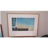 Image 1 : Framed Art - "Driftwood" Print of Acrylic on Canvas Work, Original Signature, Approx 35" x 27"