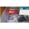 Image 3 : Plastic Bin of Misc. Household Light Bulbs and Lights