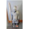 Image 2 : Terra Cotta Soldier Replica, Approx. 2.5 Feet Tall (collar area cracked & missing section)