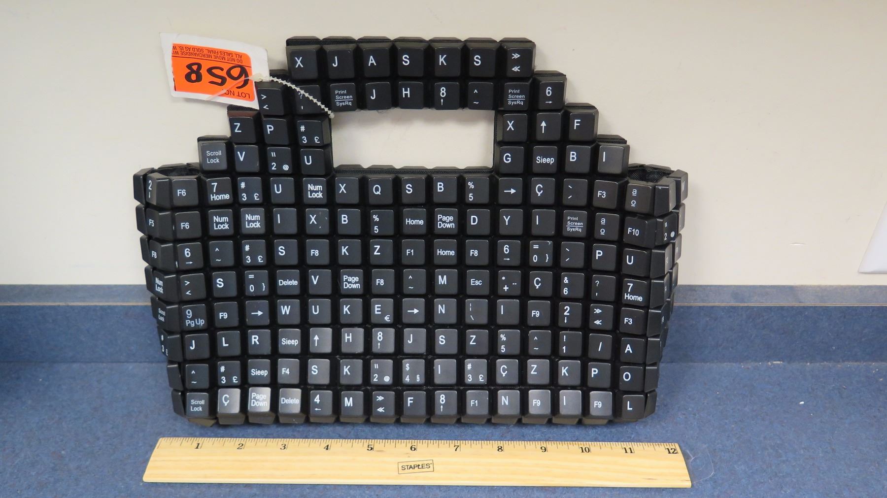 Bag Made of Computer Keyboard Buttons - Modern Museum of Art, $225 Tag ...