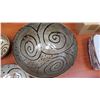 Image 2 : Set of 4 Matching Ceramic Swirl Design Bowls - Bela Bowl