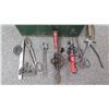 Image 2 : Metal Toolbox w/Vintage Hand Tools