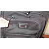 Image 2 : Luggage - Wheeled Black Canvas Briefcase w/ Leather Strap and GOG monogram, Tumi