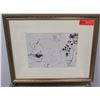 Image 2 : Framed Art - "Picasso and the Human Comedy" Gravure (nos. 29 & 30), Printed in Paris 1954, 22x18