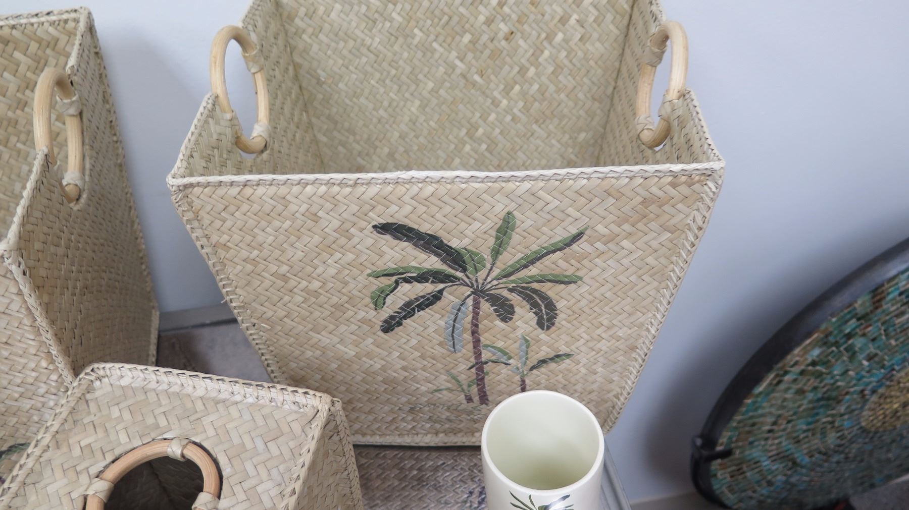 Palm Tree Bathroom Accessories 6pc