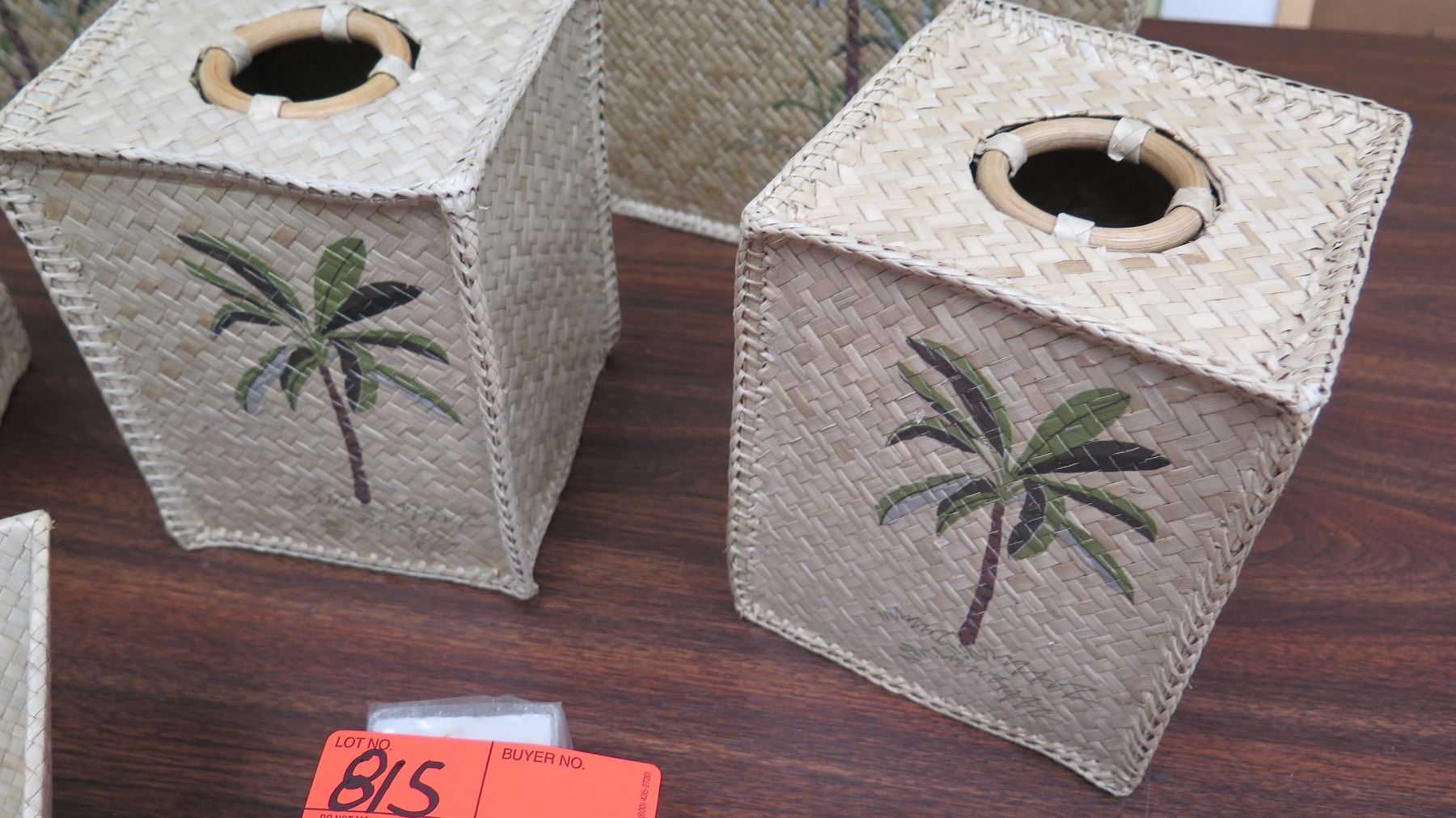 Palm Tree Bathroom Accessories 8pc