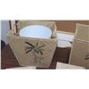 Image 3 : Palm Tree Bathroom Accessories 8pc
