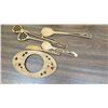 Image 2 : Wood Kitchen Items and Utensils 13pc