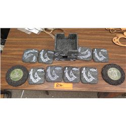 Hawaiian Lava Rock Coaster Sets 12 pc