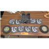 Image 1 : Hawaiian Lava Rock Coaster Sets 12 pc