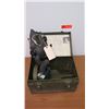 Image 1 : Vintage Davis Gas Mask w/Case (not intended for use, collectible purposes only)