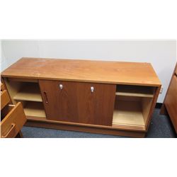 Wooden Cabinet 54 1/2" L x 17" Depth, 26.5" H