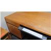 Image 3 : Hardwood Desk 70 1/4" L x 33.5" D, 28. 1/4" H