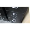 Image 3 : Qty 2 Filing Cabinets, 4 Drawers, 18" W x 26 3/4" D x 52 1/2" H