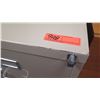 Image 2 : Beige Metal Filing Cabinet, 2 Drawers, 18.5" W x 26 3/4" D x 29" H