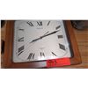 Image 2 : Wooden Clock (11 1/4" X 10 1/4"), Brass Scale & Misc Items