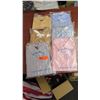 Image 1 : QTY 6 Men's Collared Shirts, Drycleaned, Sz L & XL (Acorn, Brioni, Jhanebarnes, etc)