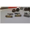 Image 2 : Cuff Links - 6 Pairs, Beretta (purchased for $375), Gears, Industrial Theme, etc. (3 pairs are sterl