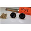 Image 2 : Cuff Links - 2 Pairs, Law & Justice Symbols