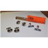 Image 1 : Cuff Links - 3 Pairs, Enameled Mont Blanc, Christian Dior, etc.
