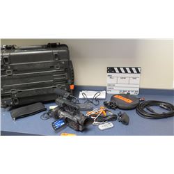 JVC GY-HM100U HD Memory Card Camera w/ Hard Case & Accessories