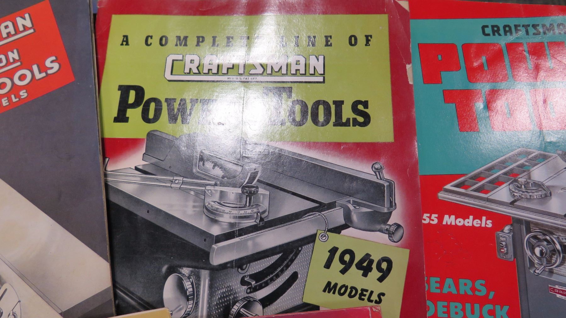 Vintage Craftsman and Sears Tool Catalogs Approx 12