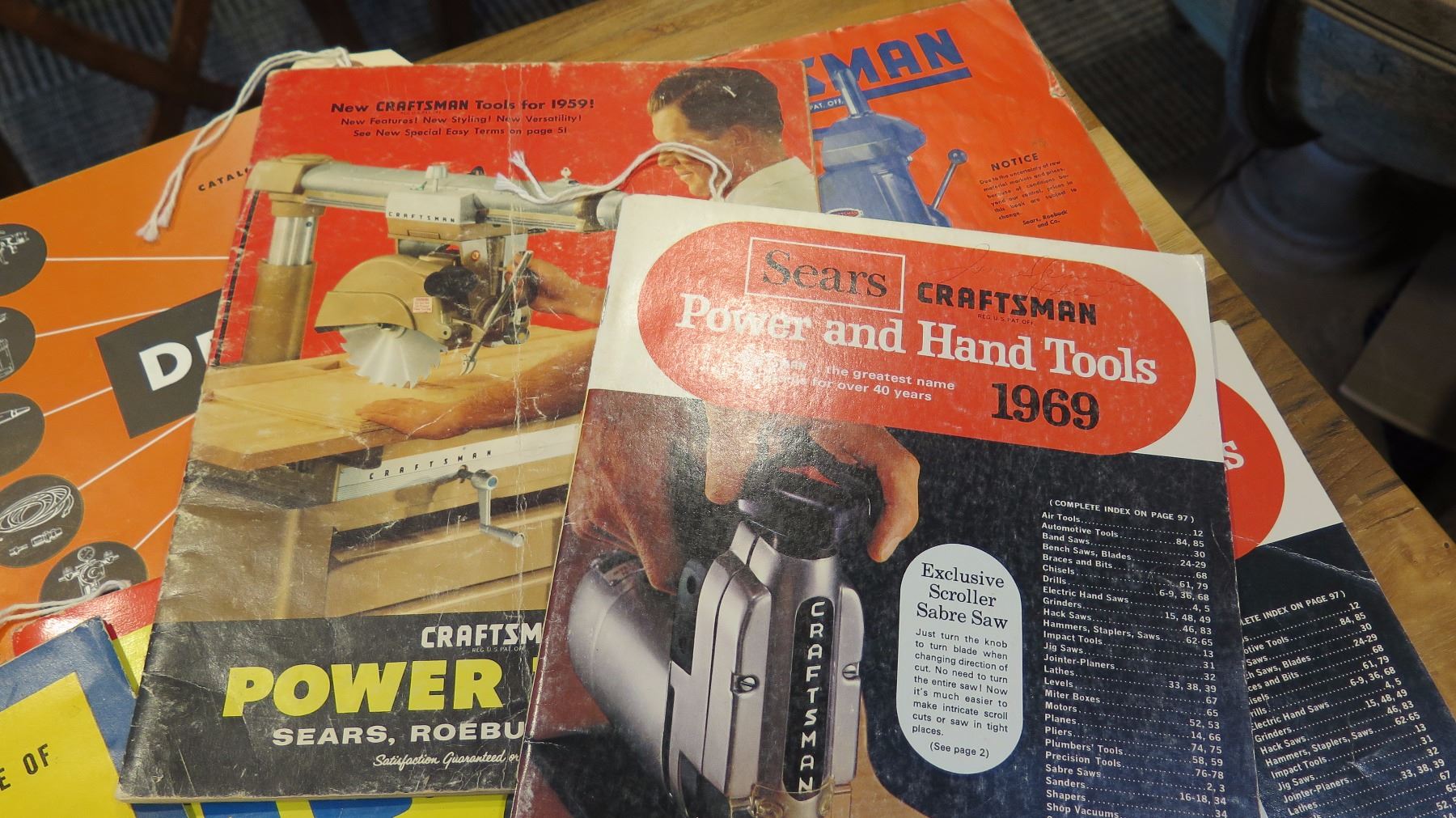 Vintage Craftsman and Sears Tool Catalogs Approx 12