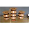 Image 8 : 3 Wood Vases