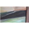 Image 2 : Framed Art - Water/Horizon Painting Signed John Tuan Le, Approx 40.5" x 28.5"