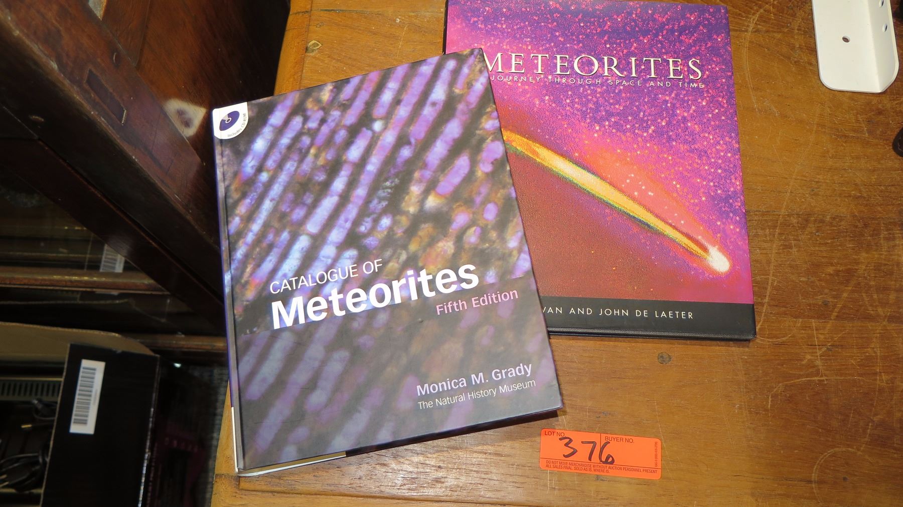 Books "Catalogue of Meteorites" and "Meteorites A Journey Through