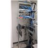 Image 2 : Tall White Cabinet w/Misc. Contents, Includes Server Rack