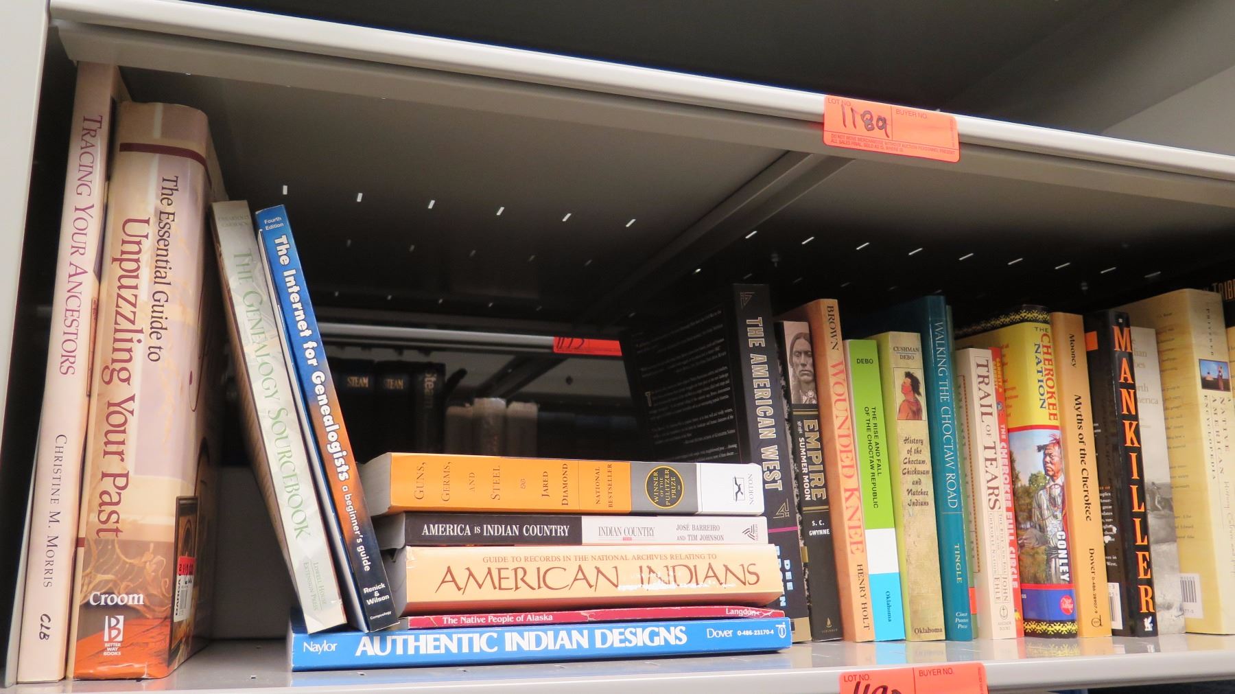 Large Book Collection - 1 Shelf Native American History Books