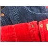 Image 2 : 5 Prs Vintage Corduroy Shorts - Red OP sz 33, Blue 34, Maroon, Black 34, Orange (new), Brands are Cl
