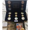 Image 10 : 100 YEARS OF OLYMPIC SET: 5 GOLD COINS & 10 STERLING COINS